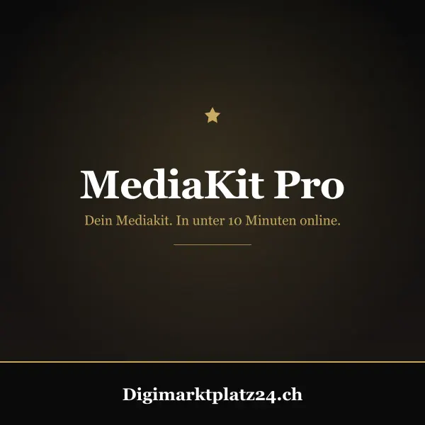 MediaKit Pro: ein zentrales, immer aktuelles Mediakit