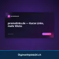 PromoLinks: Kurzlinks, QR-Codes & Marketing-Tools aus Deutschland