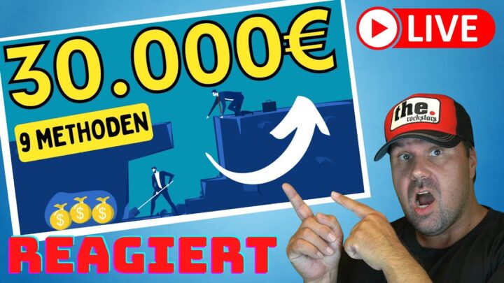 9 WEGE wie ICH 30.000€ pro MONAT im Schlaf verdiene 🤑💰 Geld im Internet verdienen [Reaction]