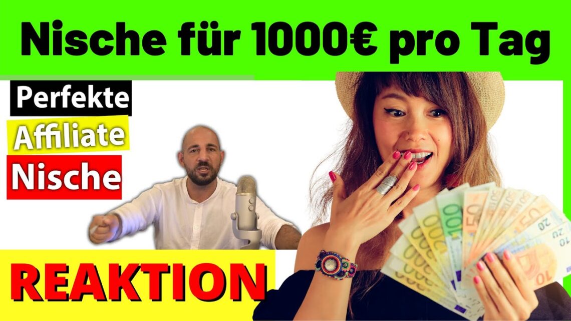 NISCHE ALS AFFILIATE! Die perfekte Nische für 1000€ pro Tag! [Michael Reagiertauf]