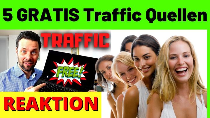 5 GRATIS Traffic Quellen für Affiliate Marketing - Quora, eBooks,Youtube, Blog, TikTok [Reagiertauf]