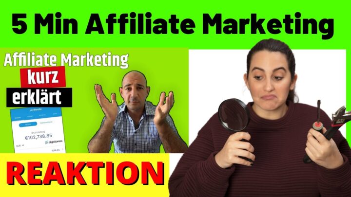 In 5 Minuten mehr über Affiliate Marketing verstehen, als 90% der Menschen! [Michael Reagiertauf]