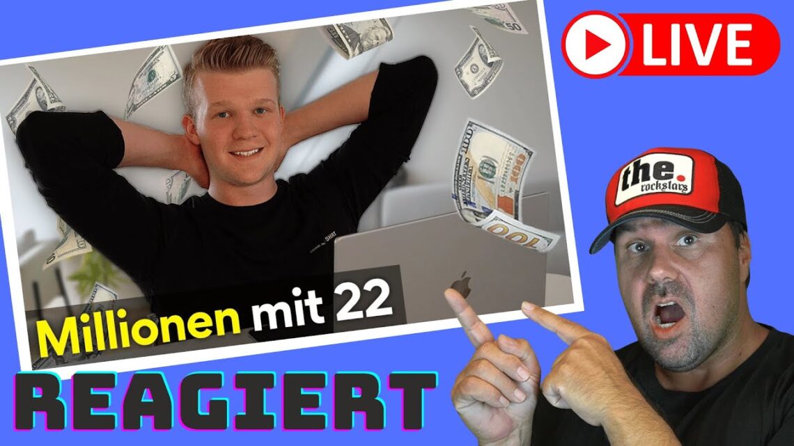 So habe ich mit 22 Jahren Millionen Online verdient 💰 | Michael reagiert