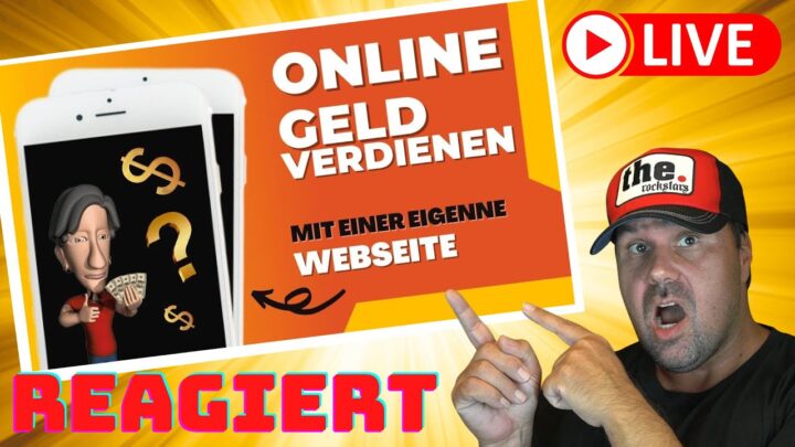 Mit eigener Webseite langfristig online Geld verdienen | Passiv Geld verdienen [Reaction]