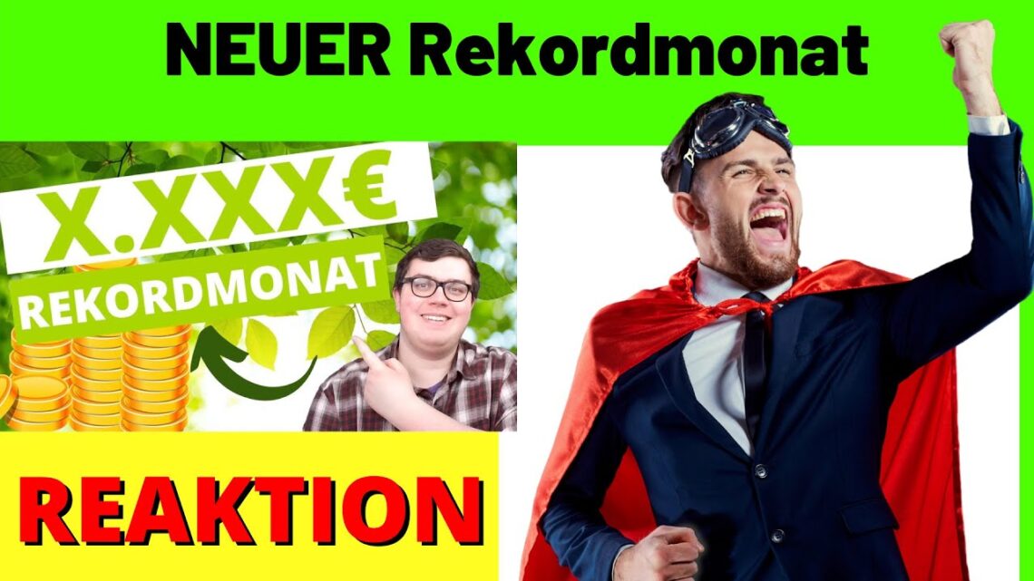 Meine Einnahmen im April 2021 - NEUER Rekordmonat [Reaction] Leon Chaudhari