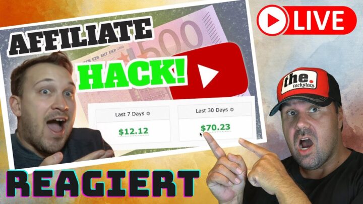 Verdiene 70€ mit Affiliate Marketing | Online Geld verdienen 2022 [Reaction]