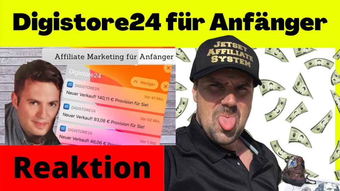 Digistore24 Affiliate Anleitung ✅ Affiliate Marketing für Anfänger 2022 [Michael Reagiertauf]